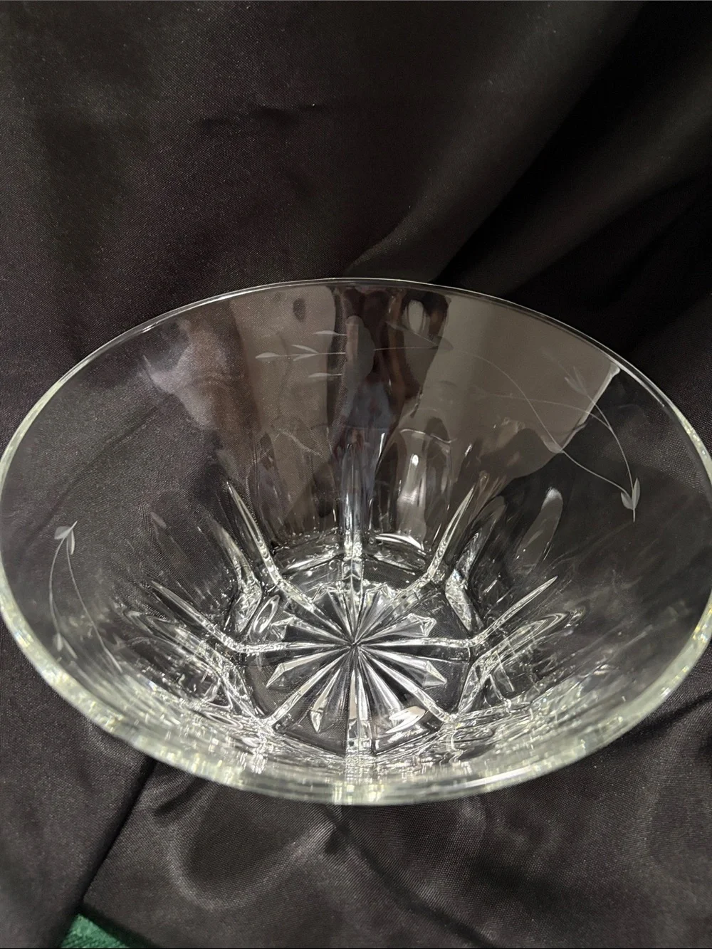 Princess House Heritage Vintage Crystal Salad Bowl
